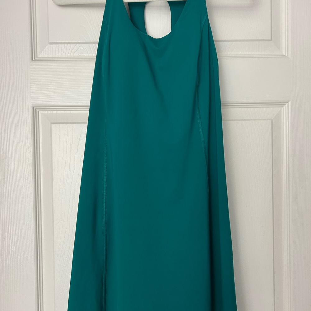 Athleta Green Halter Dress